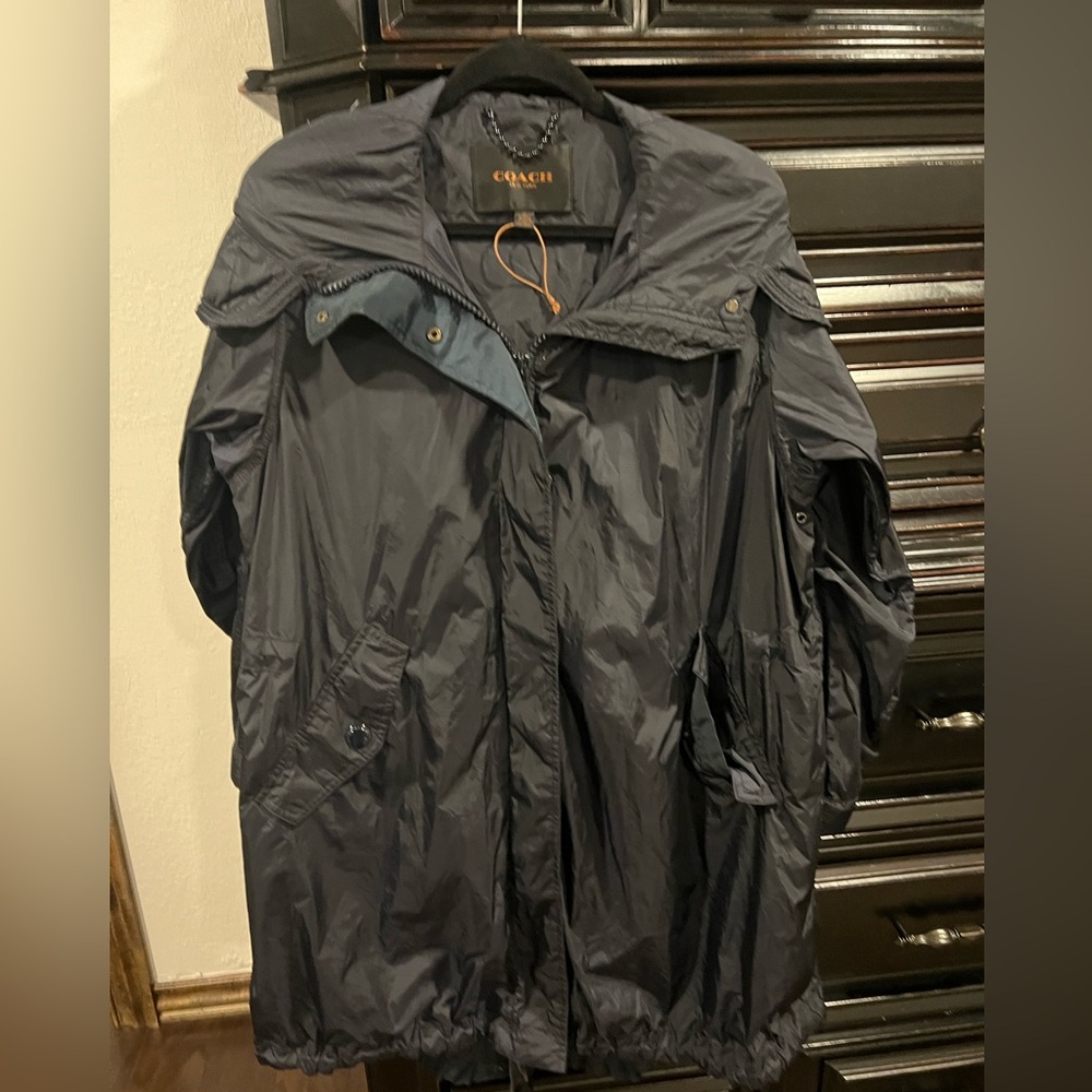 Coach rain jacket